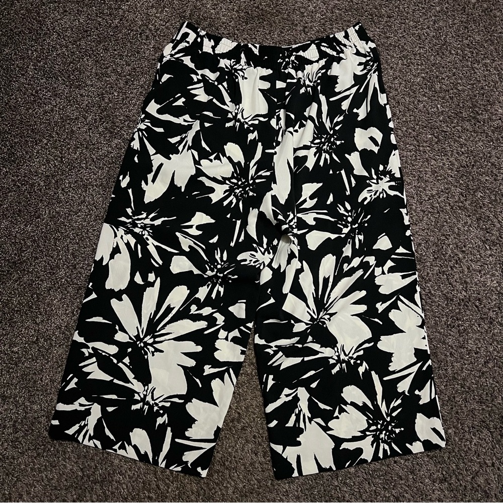 NINE WEST CROP WIDE LEG-WITH POCKETS XL